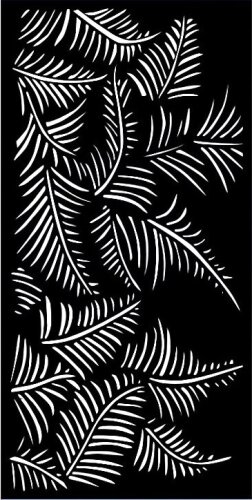 Designová kovová výplň, laserem vypálený vzor 9007, rozměr 1000x2000x2,0mm, bez povrchové úpravy